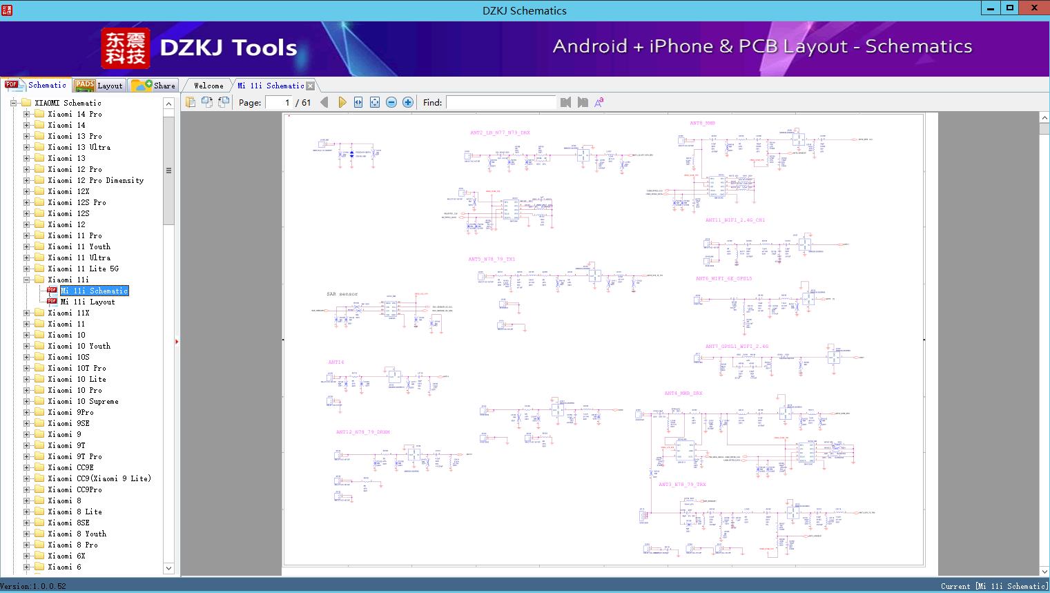 Mi 11i Schematic